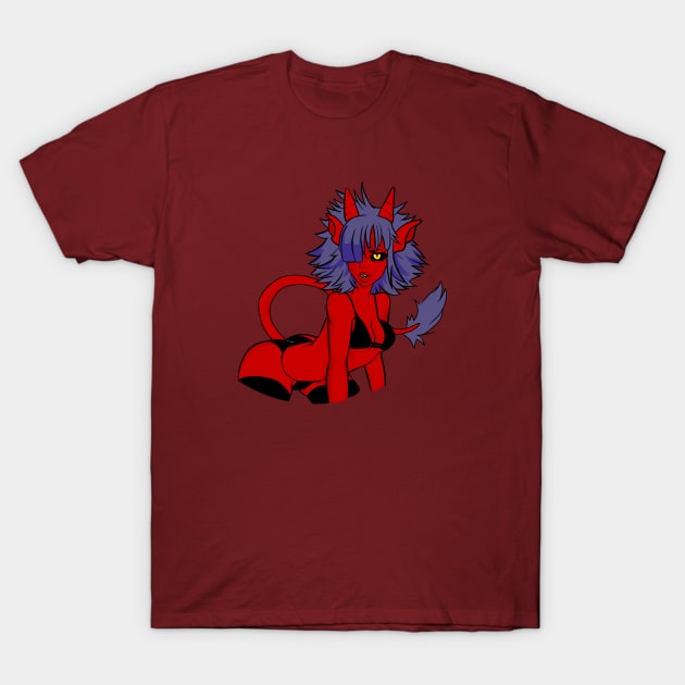 demon girl T-Shirt by faunahart